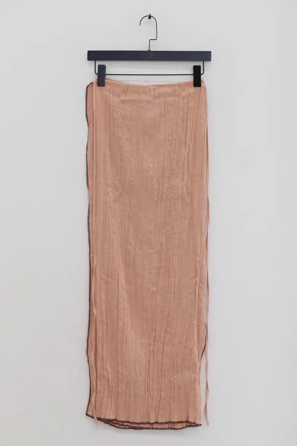 BASERANGE short wrap skirt SKSKW-LC-SP24 light pink (SKSKW1)